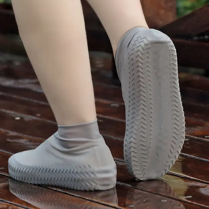 Couvre-chaussures imperméables réutilisables en silicone