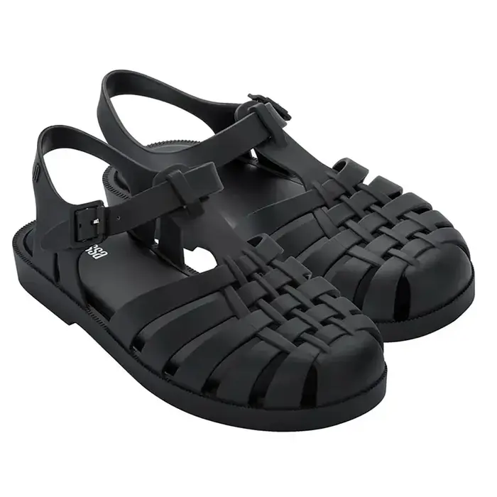 Mini Melissas fille mode classique décontracté chaussures de plage antidérapantes femmes plat romain gelée