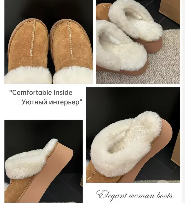 Ods luxe concepteur chaussons pour femmes hiver en peluche chaussures chaudes unisexe intérieur extérieur tongs