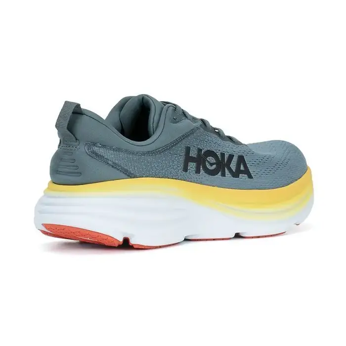 Chaussures Bondi 8 pour hommes et femmes, tige en maille technique, chaussures de course professionnelles pour marathon, baskets basses classiques de HOKA, chaussures décontractées.