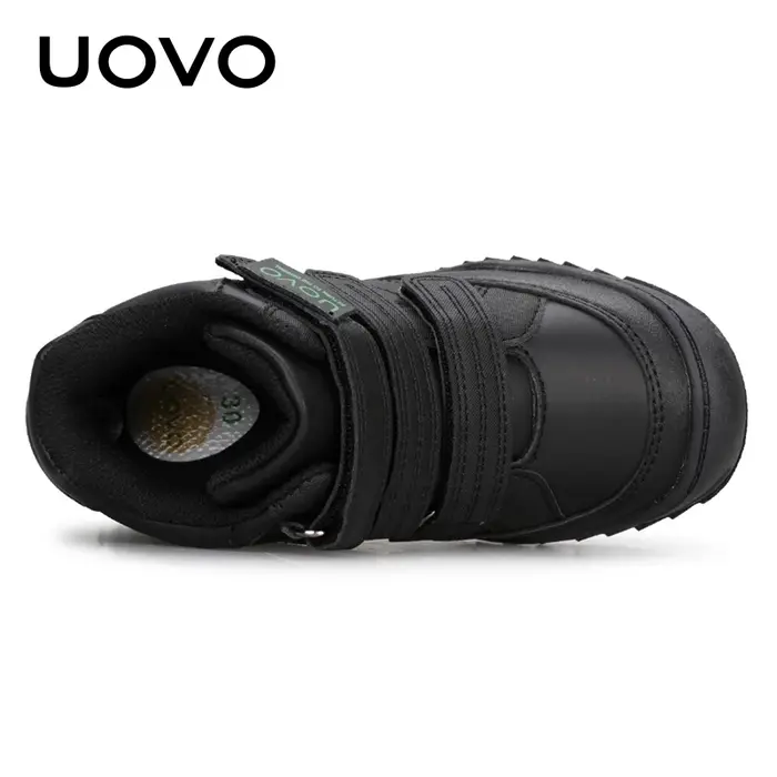 UOVO nouveauté chaussures d'école mi-mollet garçons randonnée mode Sport en plein air enfants espadrilles décontractées taille # 26-36