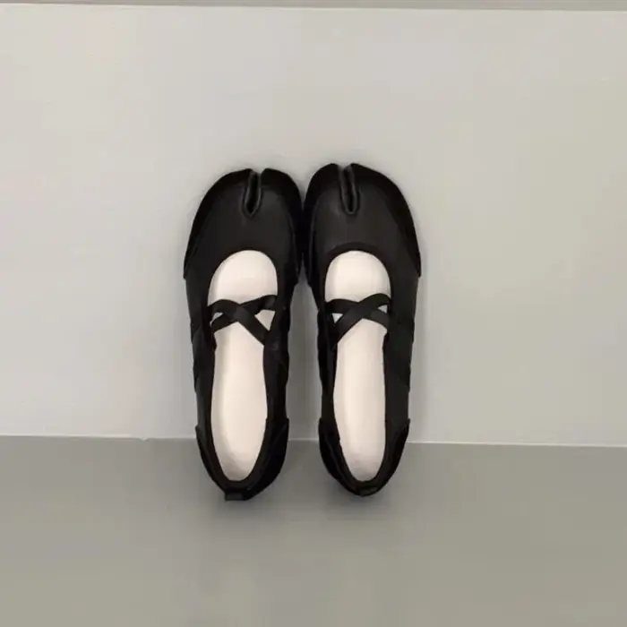 Tabi – chaussures plates à bretelles croisées pour femmes, baskets de Ballet décontractées, Design d