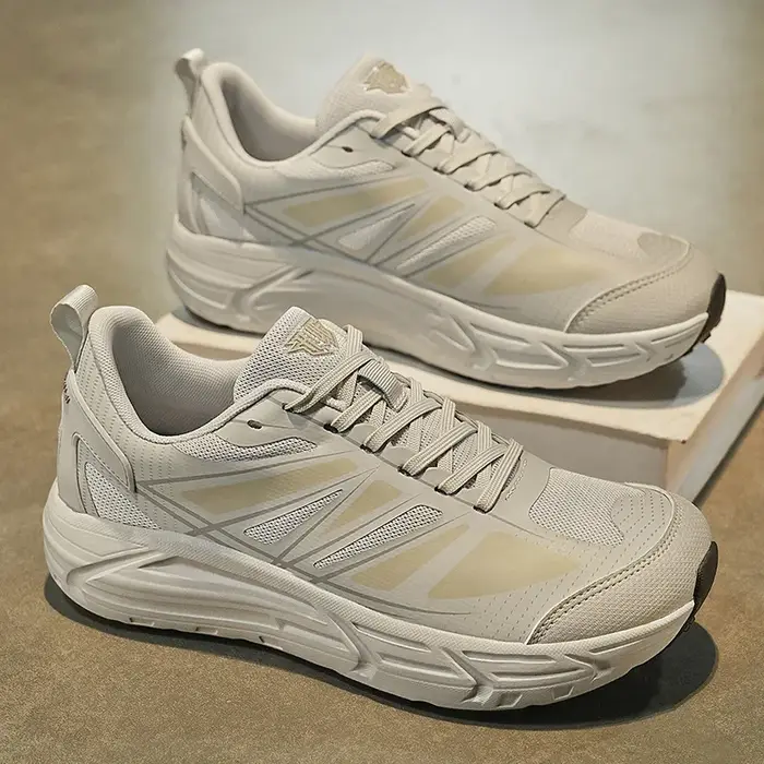 Chaussures de sport pour hommes à pied large (taille 4E) – Respirantes, confortables, décontractées,