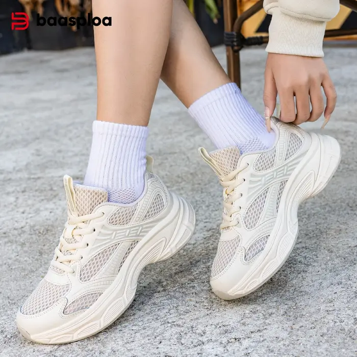 Baasploa – chaussures de course légères en maille respirante pour femmes