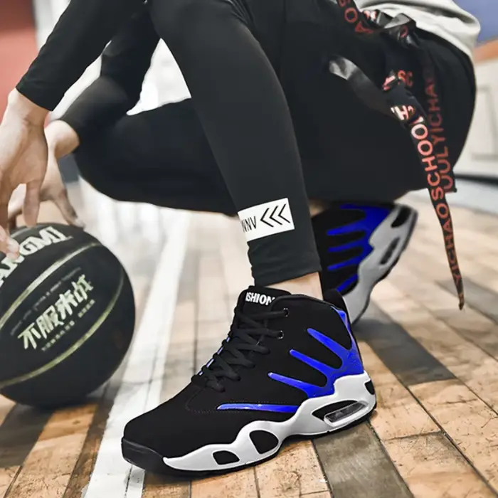 Baskets montantes pour hommes chaussures de basket-ball multifonctions de créateur