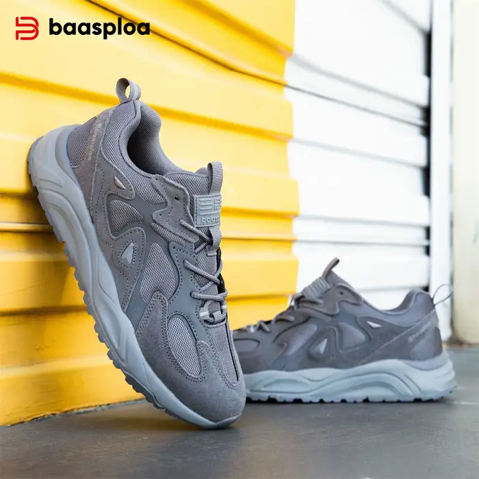 Baasploa – chaussures de marche en maille respirante pour hommes