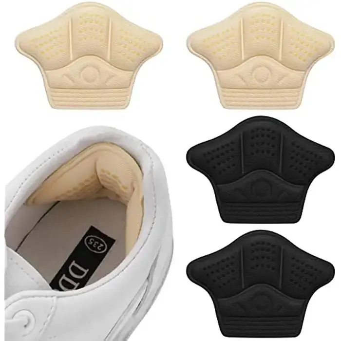 Semelles Autocollantes de Protection de Talon pour Baskets, Patch de Taille Réglable, Coussinets de 