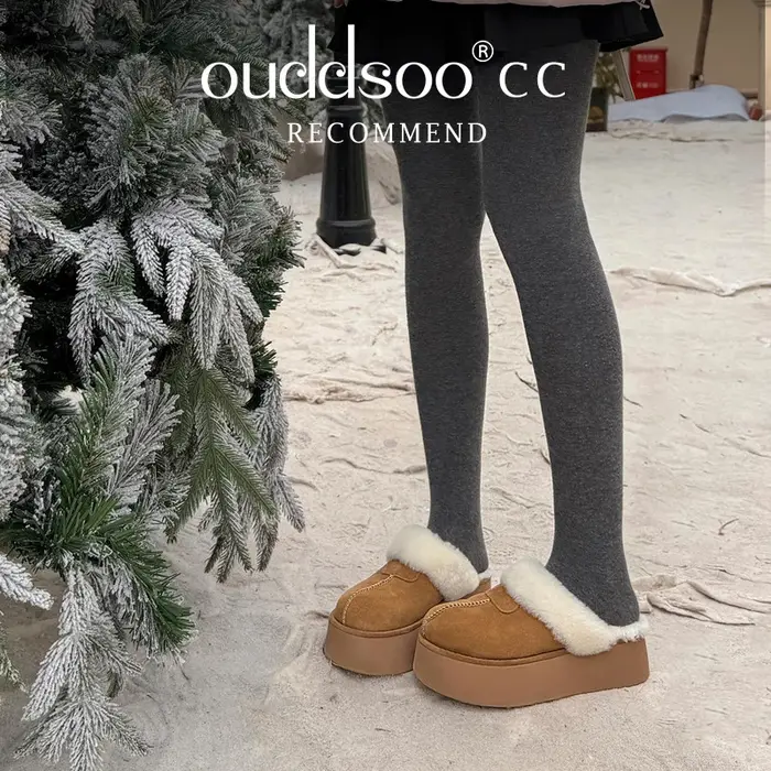 Ods luxe concepteur chaussons pour femmes hiver en peluche chaussures chaudes unisexe intérieur extérieur tongs