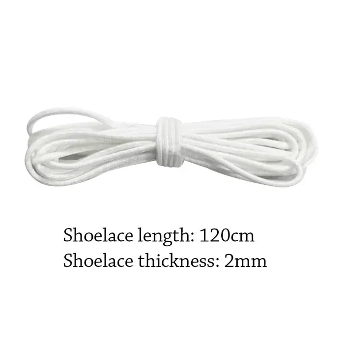 Lacets de tennis ronds sans attache pour enfants et adultes