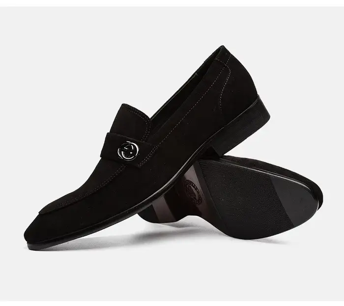 Chaussures en cuir d'affaires européennes pour hommes