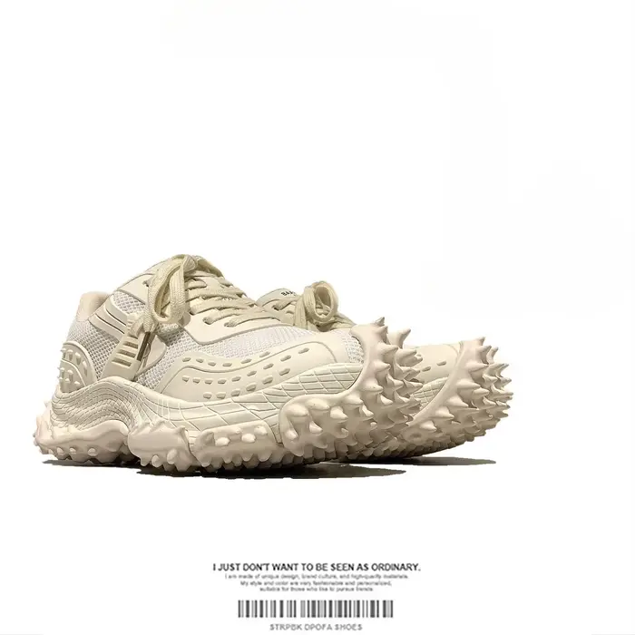 Chaussures de sport Durian pour hommes, nouvelle collection printemps 2026, haut de gamme, à semelle épaisse et rehaussante, style 'dad shoes' tendance, polyvalentes, robustes et élégantes