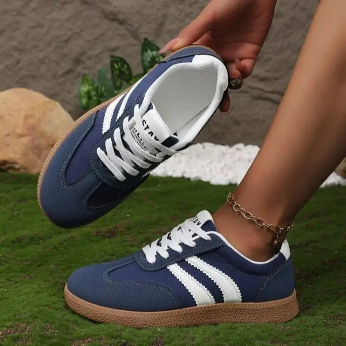 Chaussures décontractées confortables à lacets pour femmes, pour un usage quotidien, légères, respirantes et polyvalentes