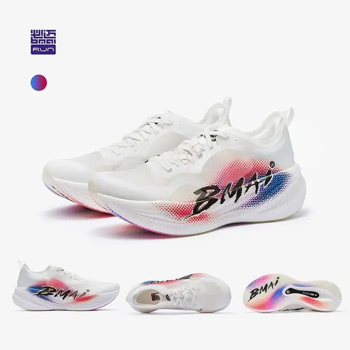 BMAI 24km Marathon formateurs plaque de carbone chaussures de course pour hommes coussin de luxe décontracté homme