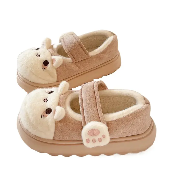 Chaussures antidérapantes en forme de patte de chat de dessin animé