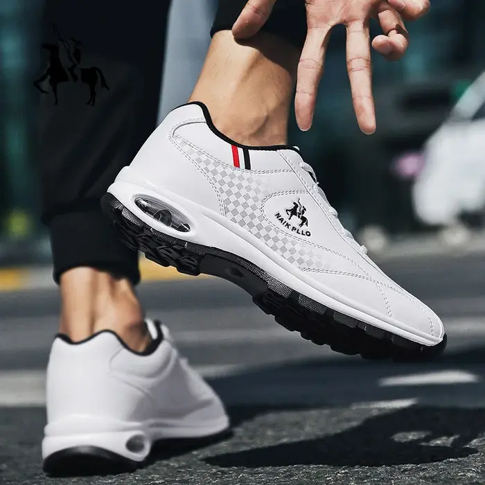 Nouvelles Chaussures de Course pour Hommes 2026 – Baskets Blanches Tendance Sportives et Décontractées avec Amorti d'Air