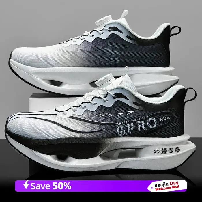 Chaussures de course pour hommes et femmes, baskets de sport de Marathon, légères et respirantes, co