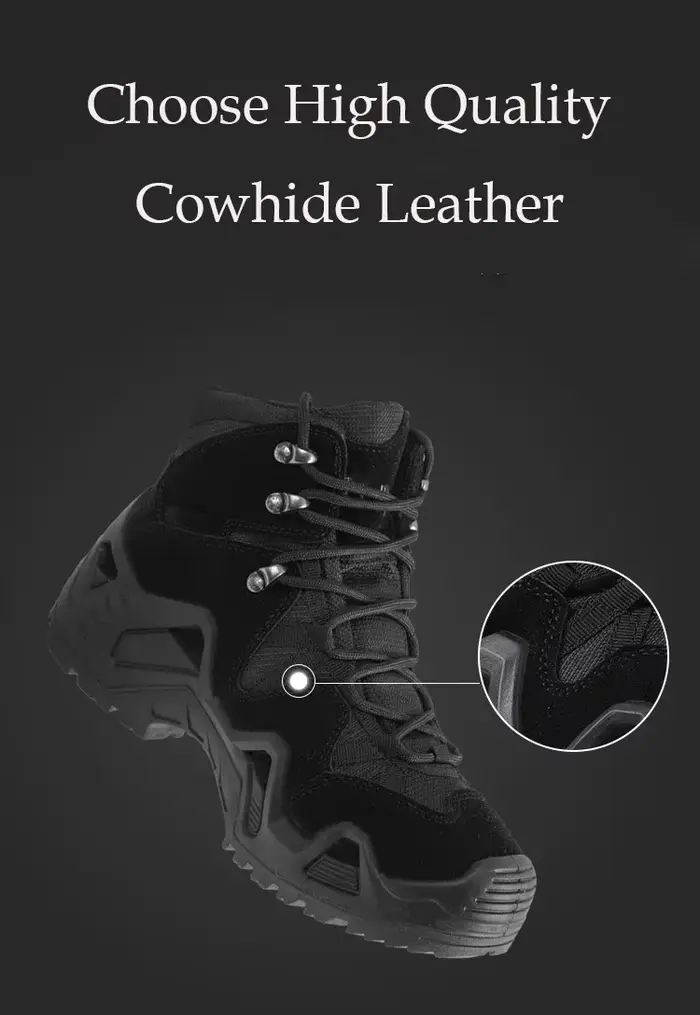 Hommes décontracté chasse bottines en plein air tactique randonnée homme botte