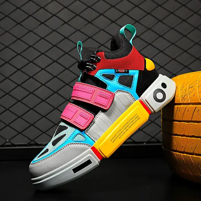 Chaussures pour hommes baskets d'extérieur unisexe mode à lacets