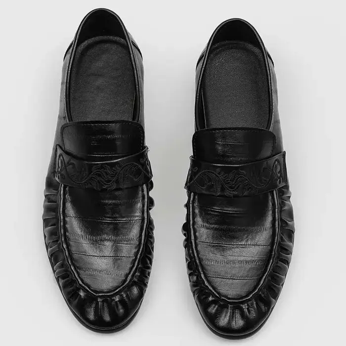 Chaussures Derby Noires pour Hommes – Style Décontracté et Professionnel