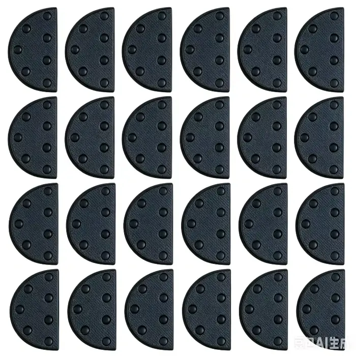 Plaques de protection en caoutchouc pour talons et bouts de chaussures