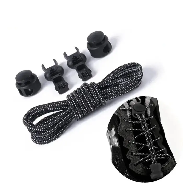 1 paire de lacets pour baskets élastiques sans cravate
