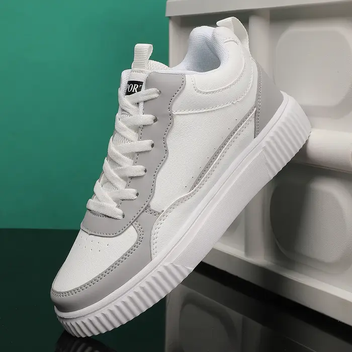 Baskets montantes pour hommes, chaussures grises tendance pour jeunes hommes printemps-été, baskets