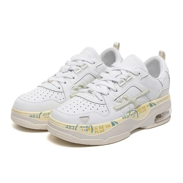 Chaussures de sport respirantes en cuir Premiata pour hommes