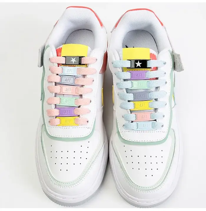 Pour Air Force One lacet boucle métal lacets AF1 chaussures accessoires métal dentelle serrure Sneak