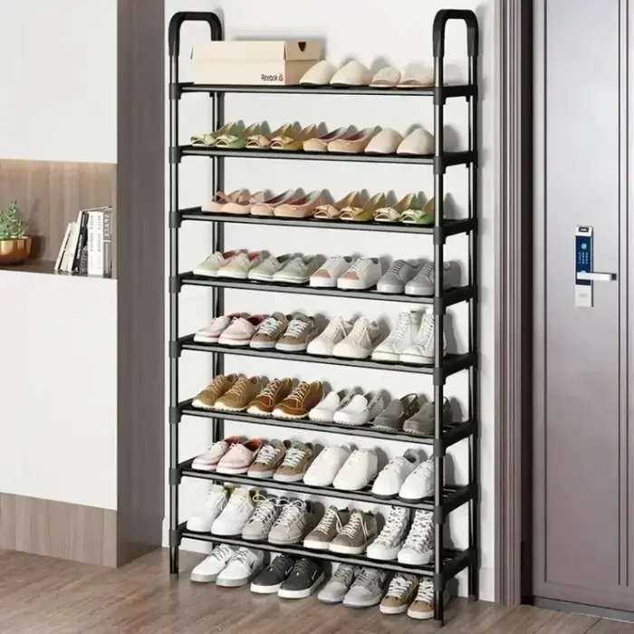 Étagère à chaussures multi-niveaux empilable