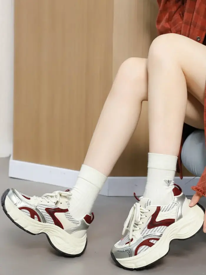 Nouveauté 2025 baskets à lacets chaussures pour femmes concepteur de luxe Original Routine quotidienne esthétique en