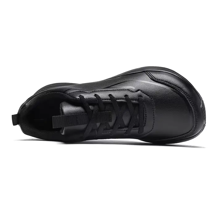 ELUVA bout large hommes chaussures minimalistes baskets confortables en cuir PU