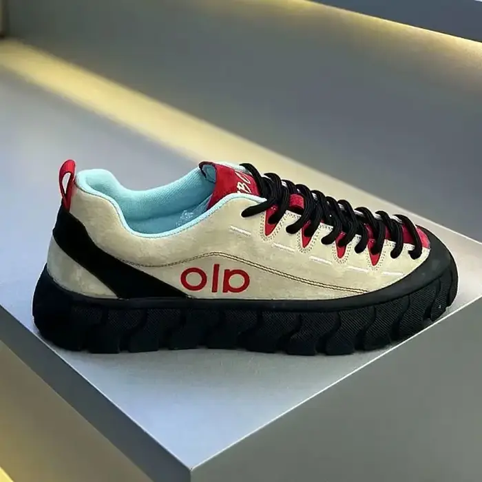 Baskets tendance en daim à plateforme pour hommes, collection Printemps 2026, chaussures de skate dé