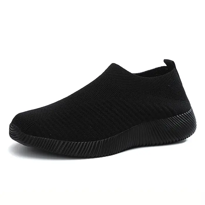 Mode d'été femmes chaussures doux en plein air baskets léger confortable femmes sans lacet dames moc