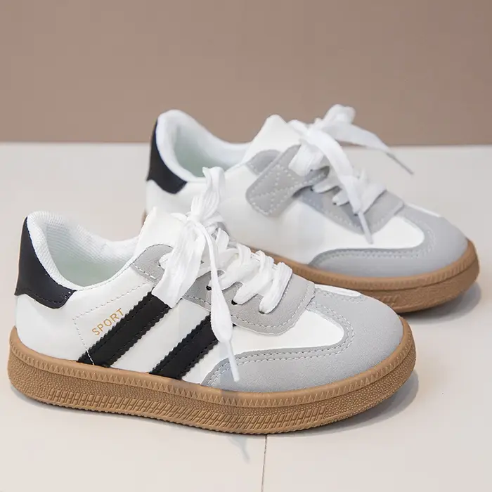 Chaussures De planche pour enfants baskets pour garçons 3-18 ans kaki
