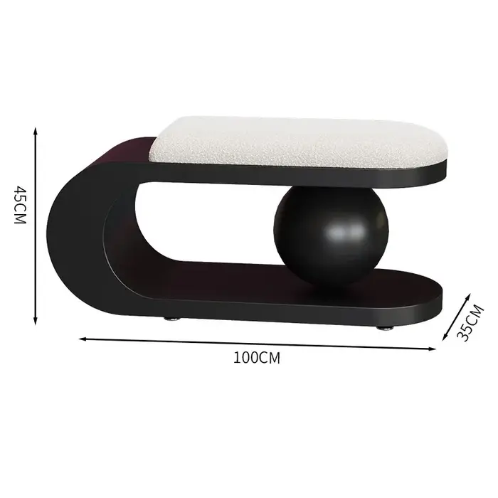 Banc à chaussures nordique pour la maison