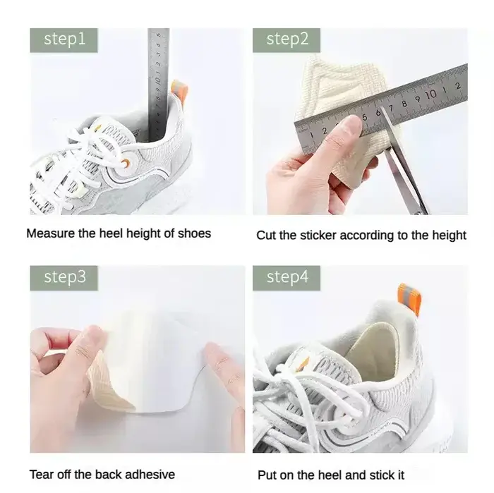 10 pièces/ensemble semelles intérieures pour chaussures Patch coussinets de talon
