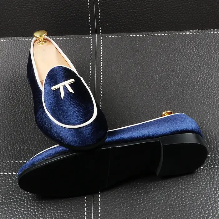 Panda En Peluche Mode Hommes Suede Chaussures En Cuir Mâle Robe De Mariage Classique Business Party De Bureau Mocassins