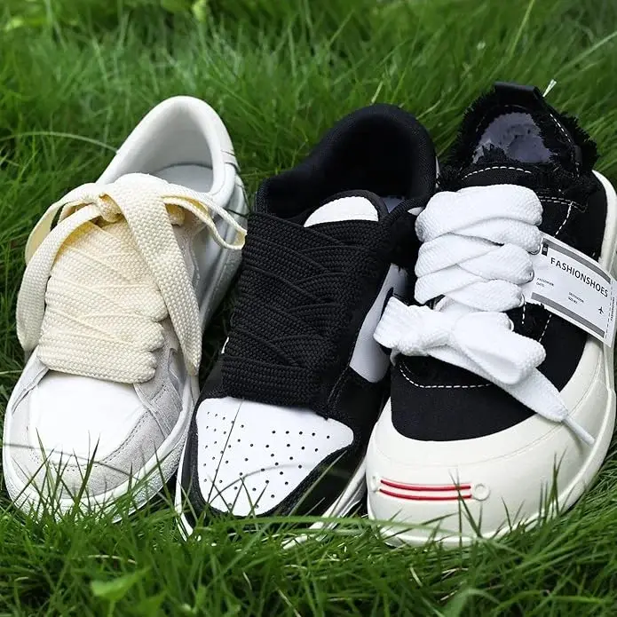 Lacets de chaussures larges de 2 cm