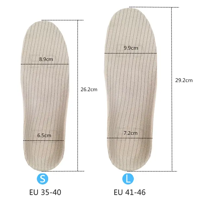 EiD — Semelles orthopédiques en PVC pour les chaussures, coussinet de soutien la voûte plantaire, id