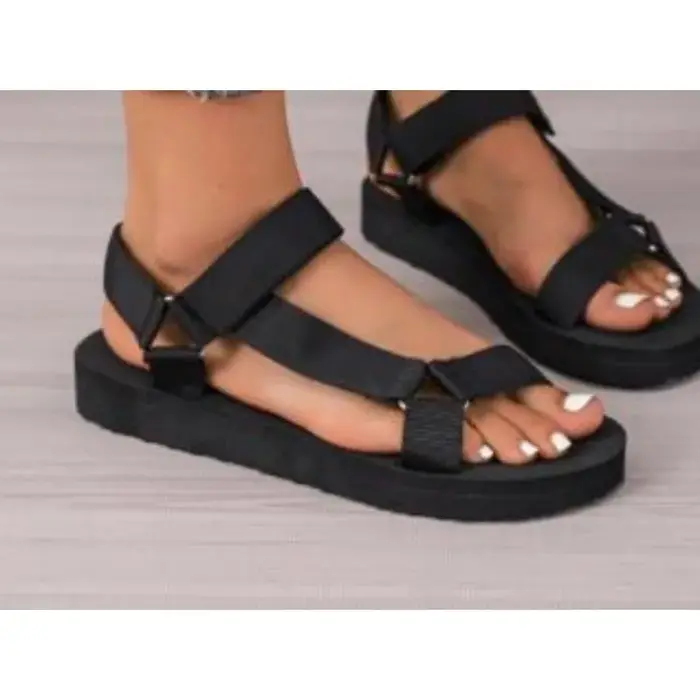 Sandales romaines à talons bas pour femmes