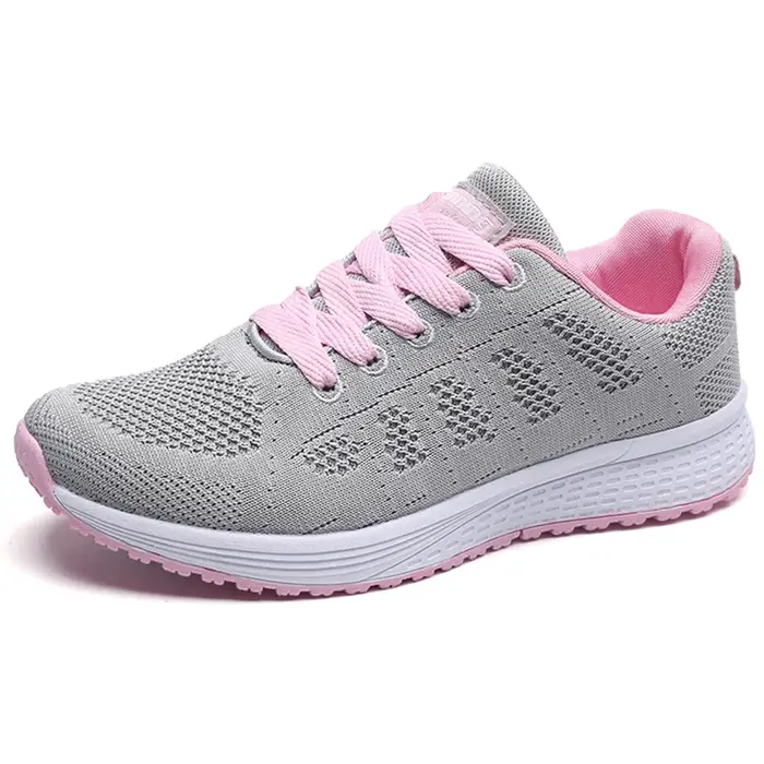 Baskets Femme respirant Chaussures de sport pour femme pour femme Baskets blanches Baskets légères F