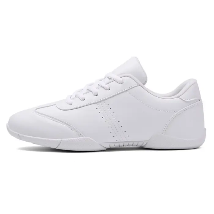 Chaussures de cheerleading blanches pour femmes et filles, baskets de danse et d'aérobic, 853