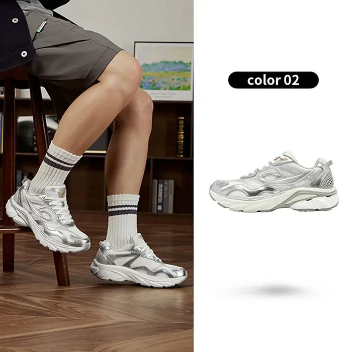 QIAODAN chaussures de course hommes décontracté 2025 nouveau automne antidérapant respirant