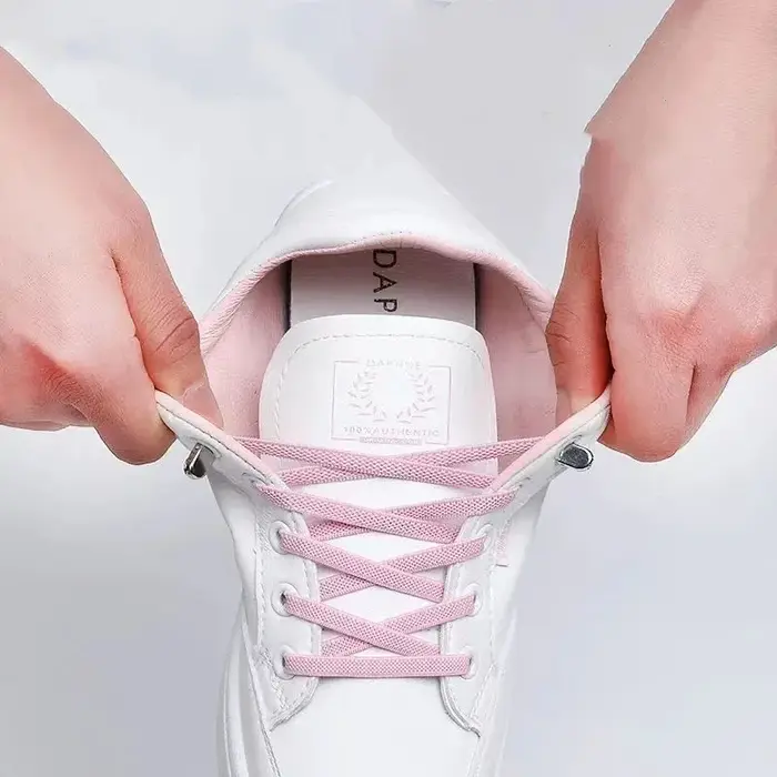 Lacets élastiques en dentelle pour chaussures de course et de randonnée, sans cravate, baskets de lo