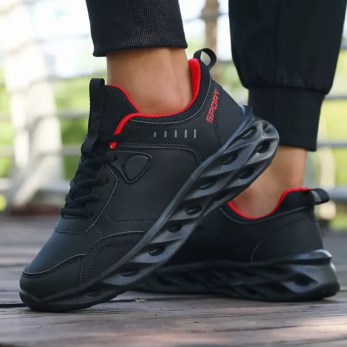 Baskets De sport décontractées noires pour hommes