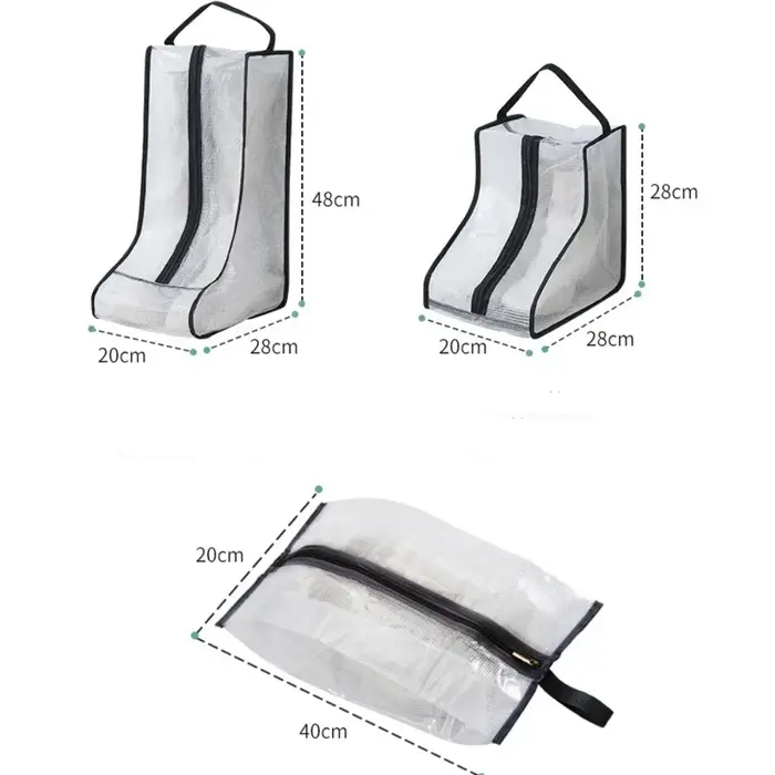 Sac de rangement portable et imperméable pour bottes