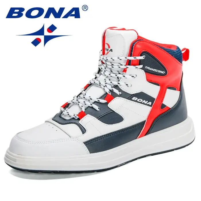BONA-Baskets montantes coordonnantes pour hommes, chaussures de basket-ball respirantes, chaussures 