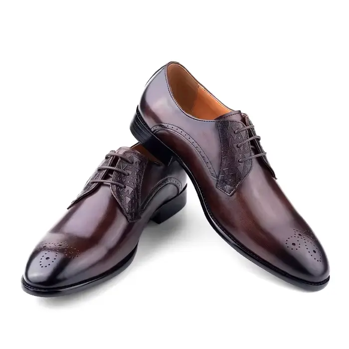 Chaussures en cuir de luxe pour hommes