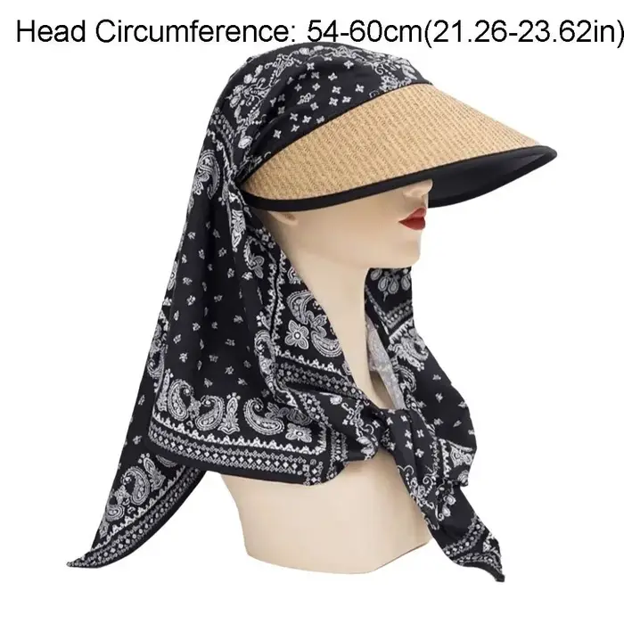 Casquette de baseball style coréen Y2K hip-hop avec foulard intégré