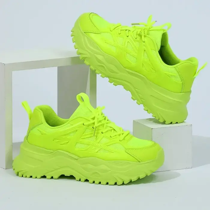Chaussures de dehors à Plateforme Rose pour Femme